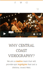 Mobile Screenshot of centralcoastvideography.com