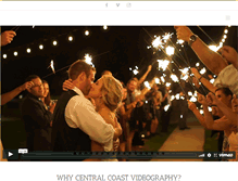 Tablet Screenshot of centralcoastvideography.com